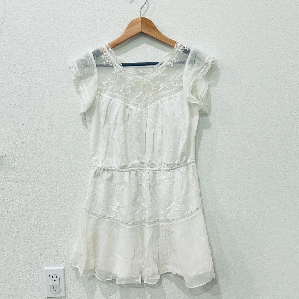 Brand New LoveShackFancy Star Aligned Cotton Embroidery Dress